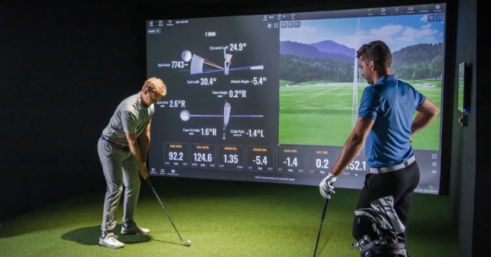 analyse de performances golf gràce à la technologie trackman